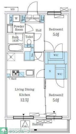 テラス上石神井ウエストの物件間取画像